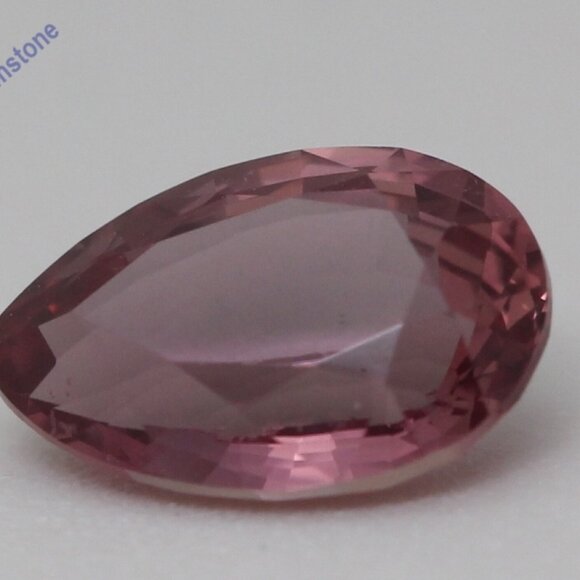 Pear Natural Loose Sapphire (1.72 Ct Brown Pink Vs2) Gia C53000122 - Picture 6 of 6
